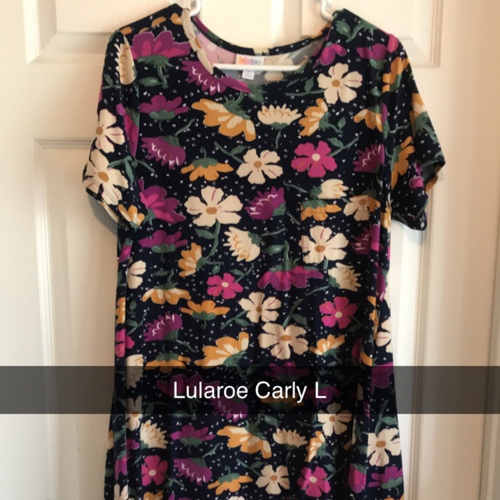 Floral LuLaRoe Carly Size L Large